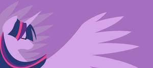 Princess Twilight Sparkle Minimalist Wallpaper