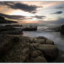 Thornwick Bay At Sunset