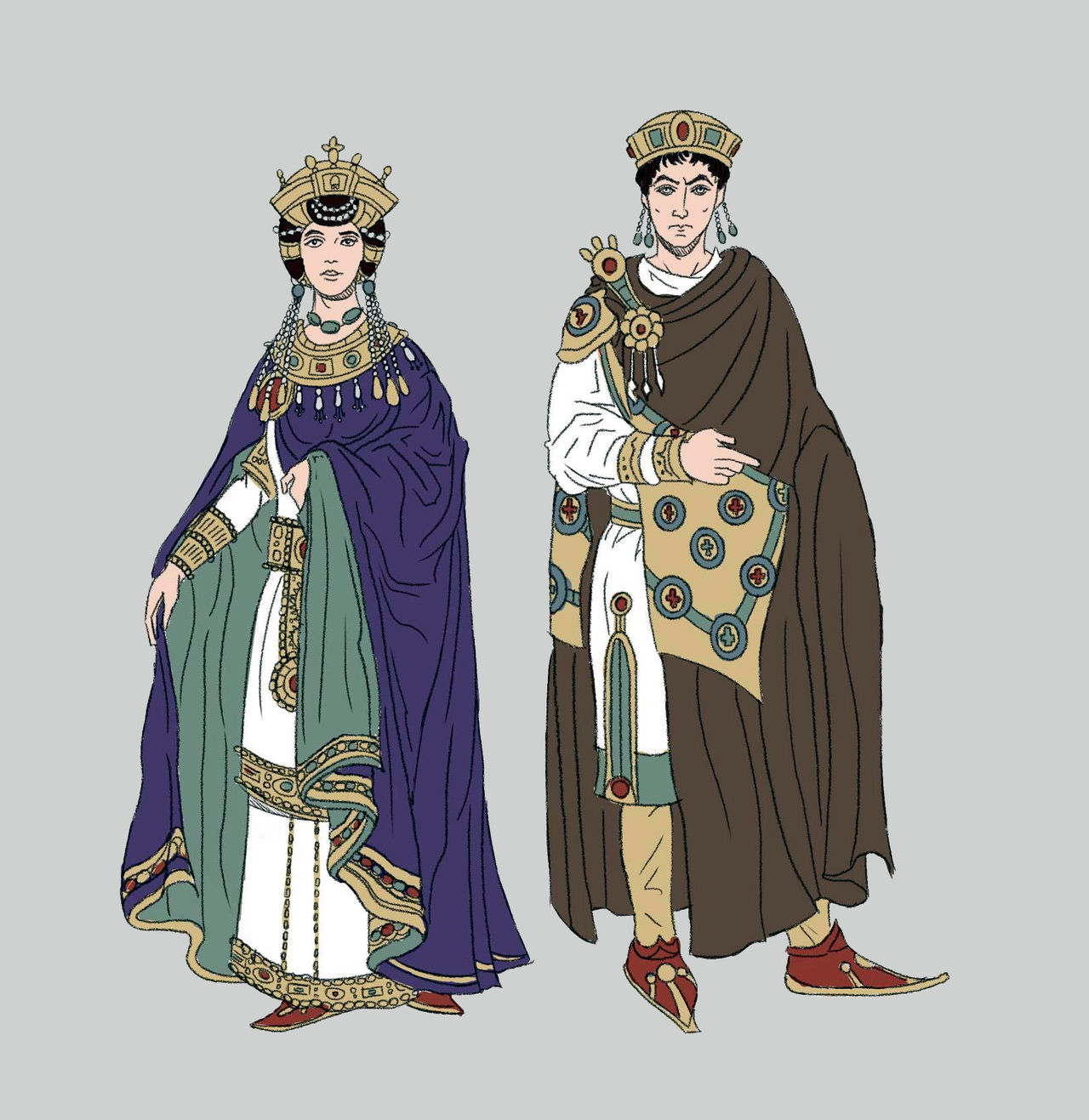 Byzantine costume designs by KrzysztofKauza on DeviantArt