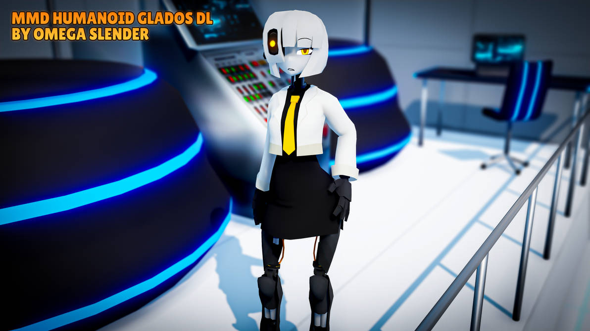 Glados Android Humanoid MMD (Portal) Humanoid GLaDOS v1.1 - DL by omega-slender on DeviantArt