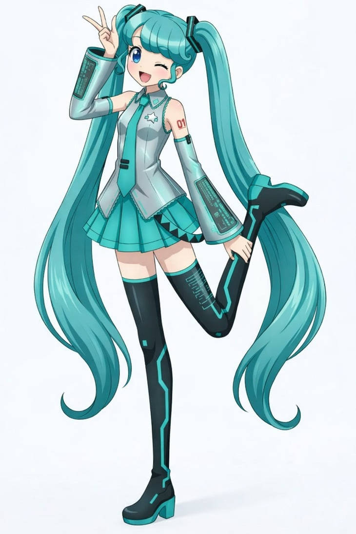 Deviantart Pinon Pinon disguises as Hatsune Miku by Spellerinaforce on DeviantArt