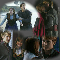 Kristoff and Anna OUAT collage