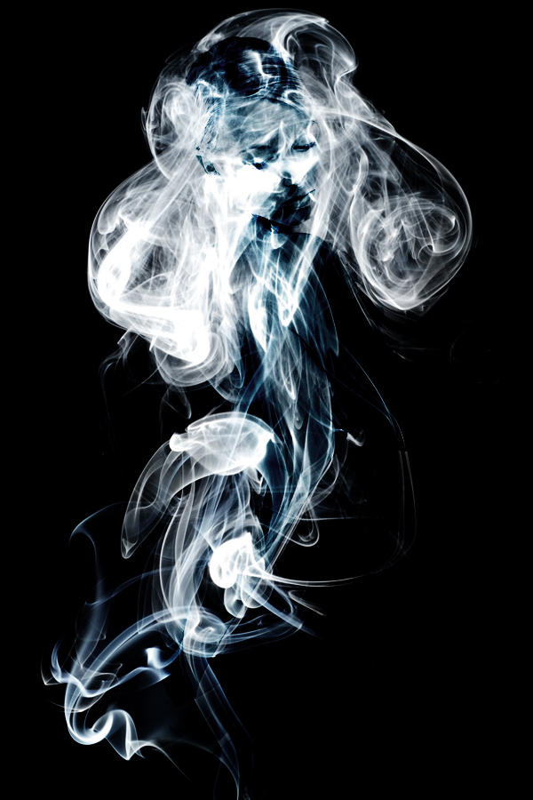 Woman in the smoke by renaissancemann on DeviantArt
