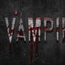 Vampire 3D text art