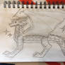 Full Body Dragon Sketch