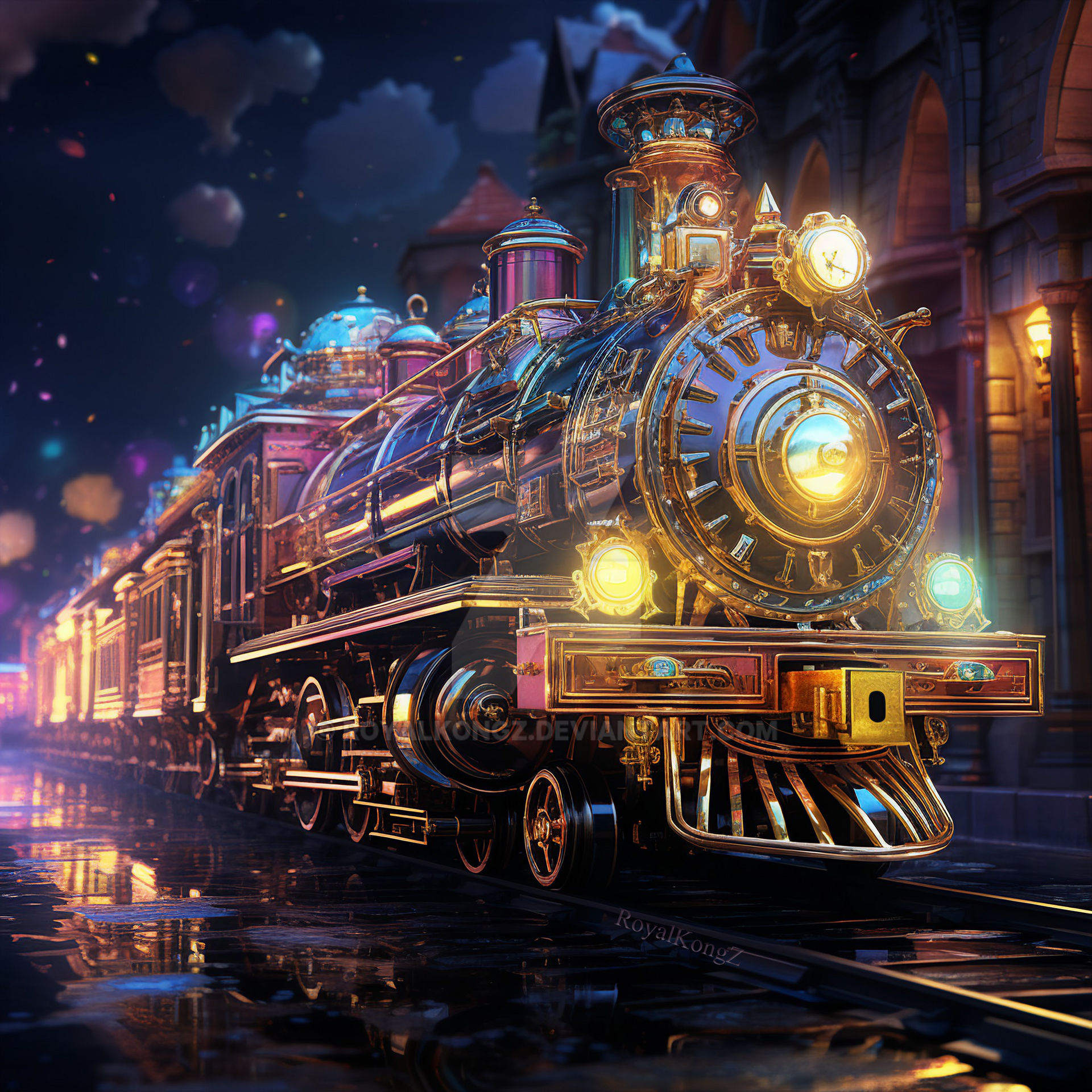 Magic train (2) by RoyalKongZ on DeviantArt