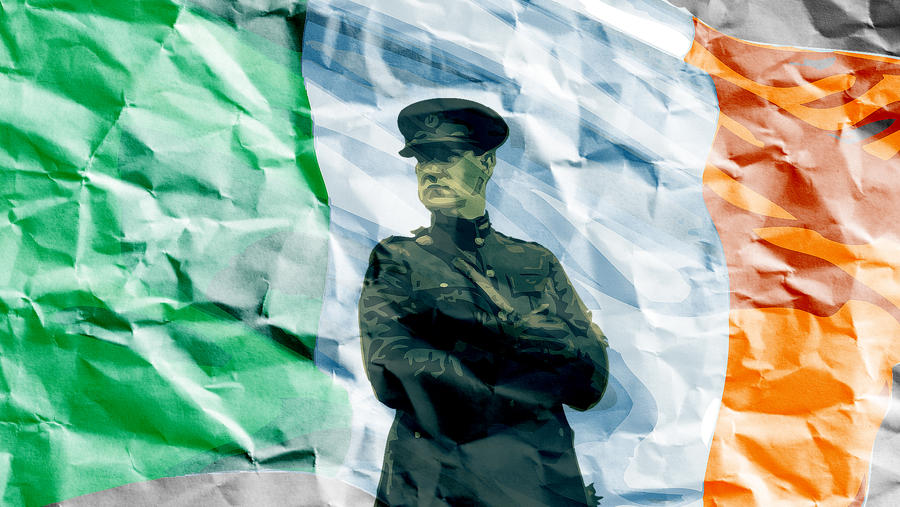Michael Collins-Irish Flag