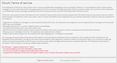 SH Forum Terms of Service