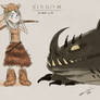 Sighild and Thunder - HTTYD Oc's