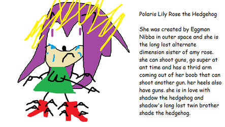Polaris Lily Rose The Hedgehog
