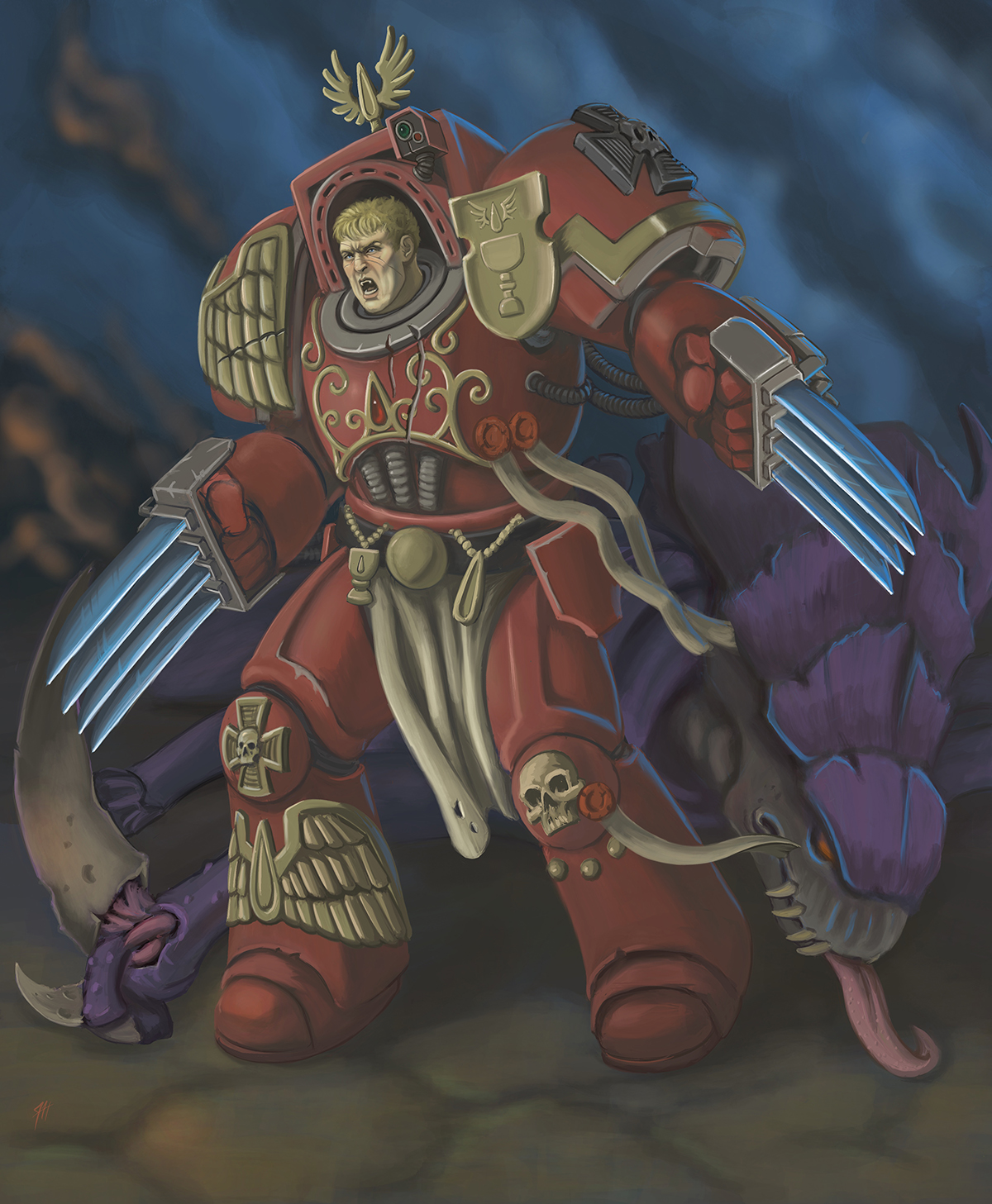 Angel Terminators Blood Angels Terminator by JeffersonHarris on DeviantArt
