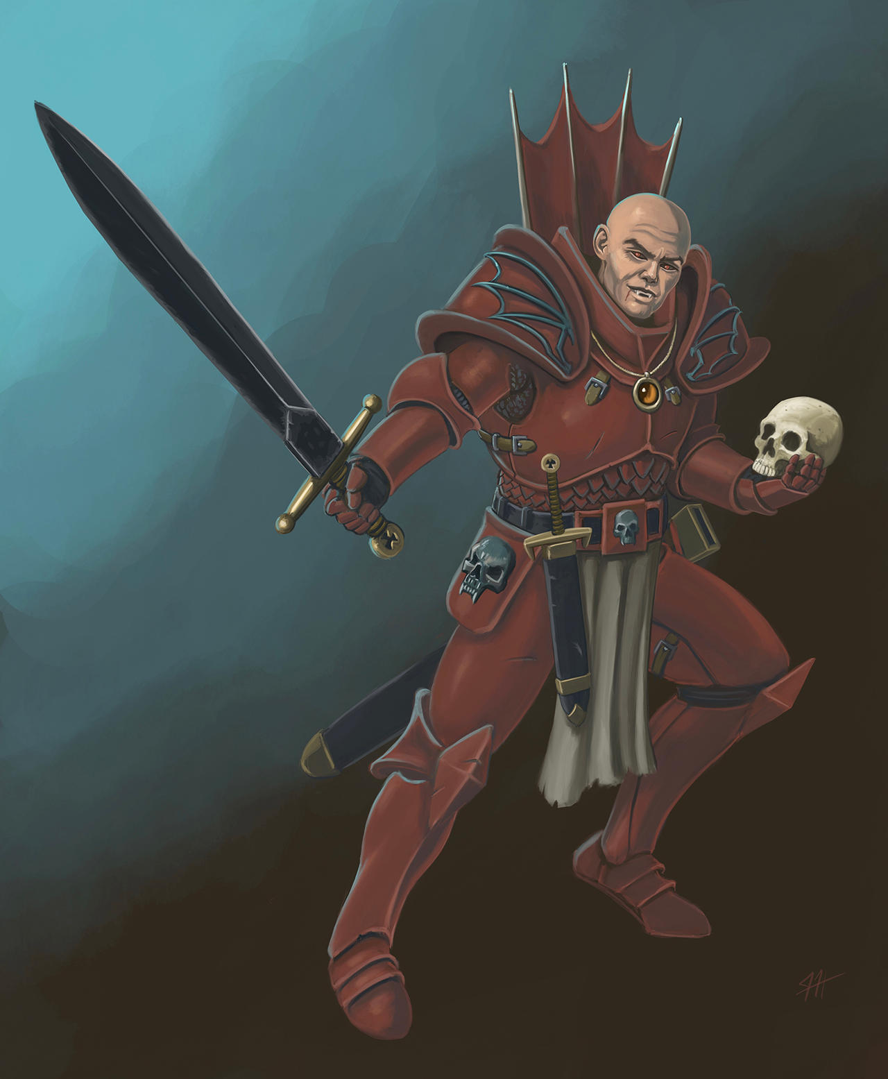 Blood Rune Knight Blood Knight by JeffersonHarris on DeviantArt