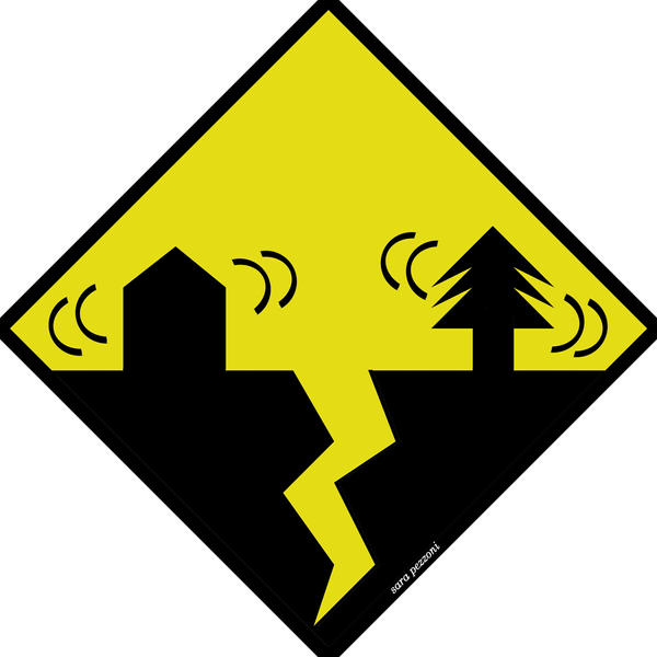 Знак землетрясения. Опасные знаки. Землетрясение символ. Знаки опасности оползня.
