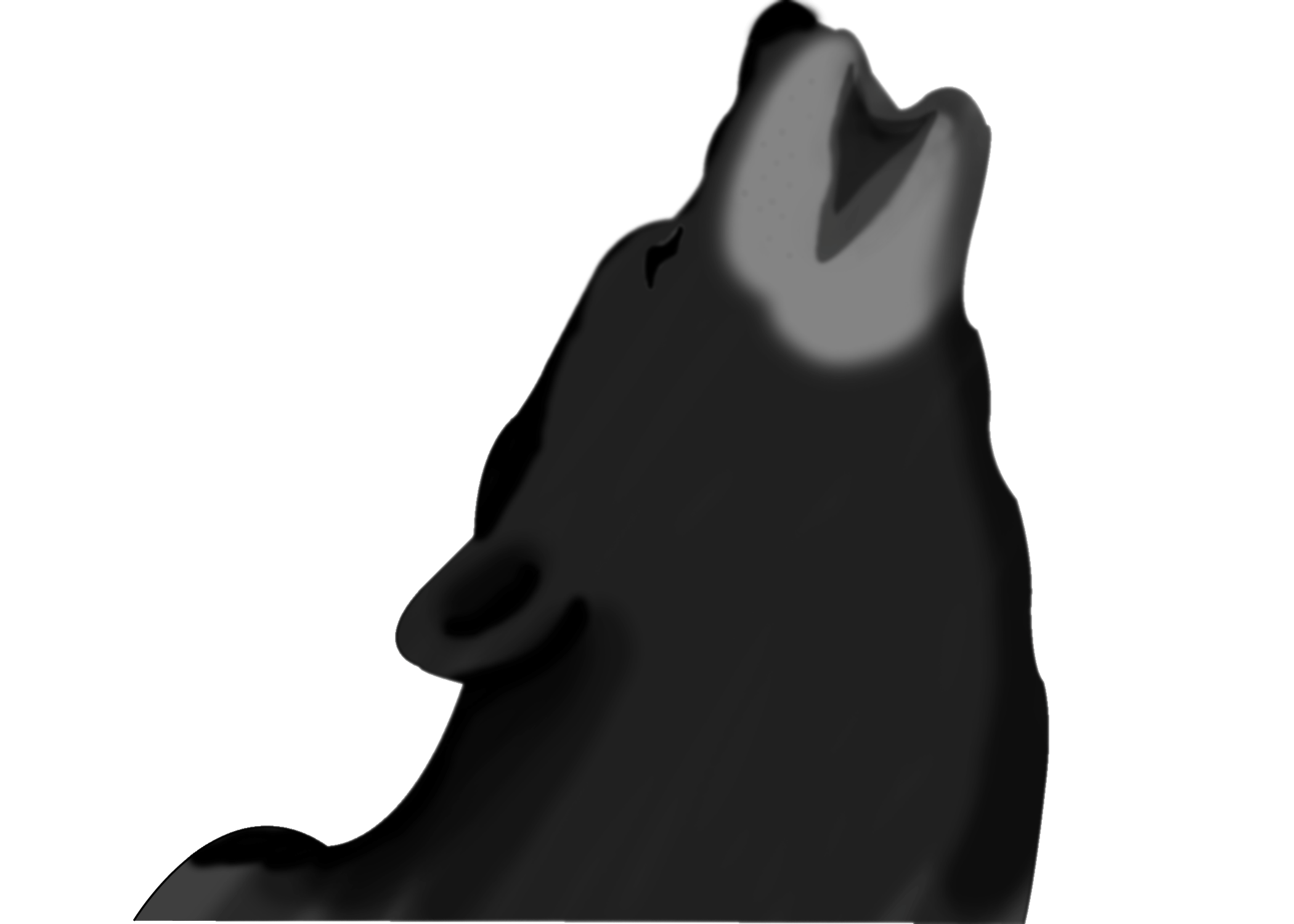 Wolf Howling by xXxEmoCreaturexXx on DeviantArt