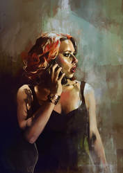Natasha Romanoff by kittrose