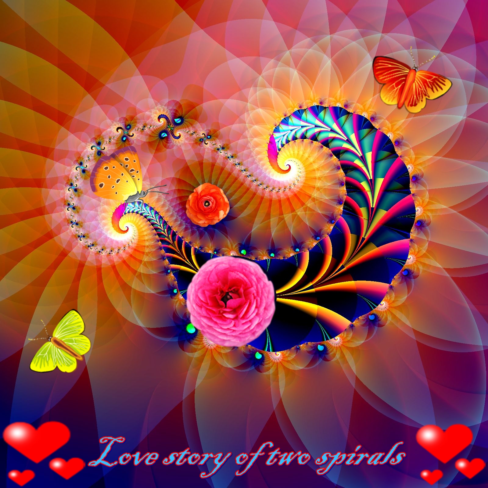 Love story of two Spirals