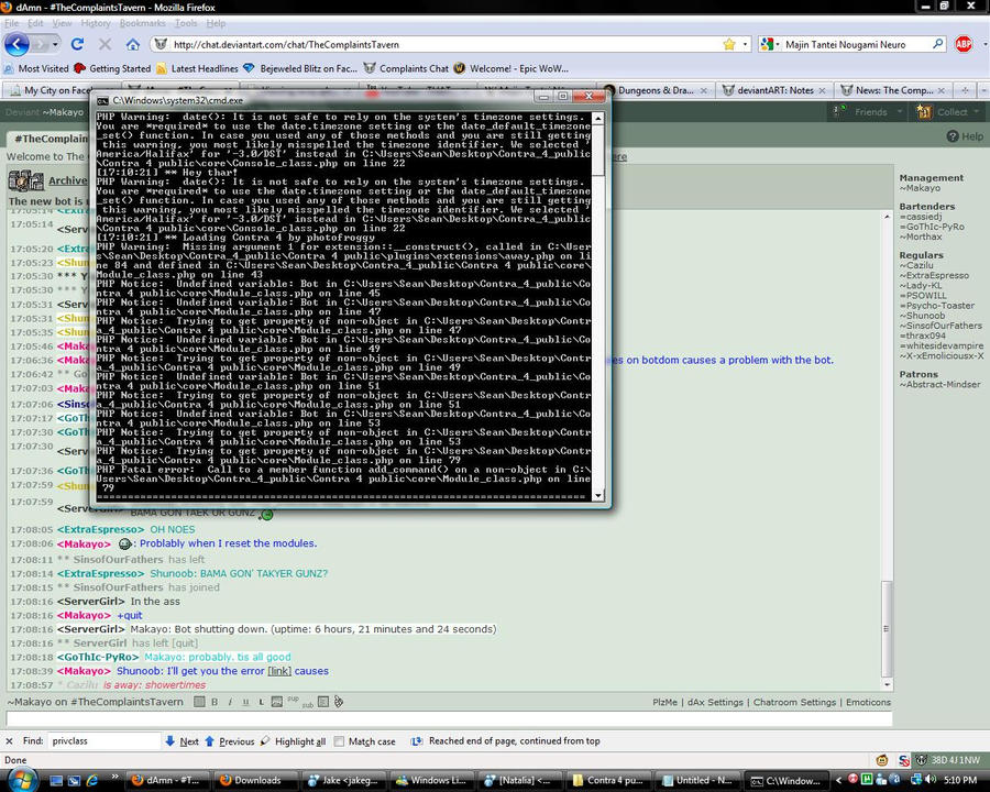 problem with bot by Makayo on DeviantArt