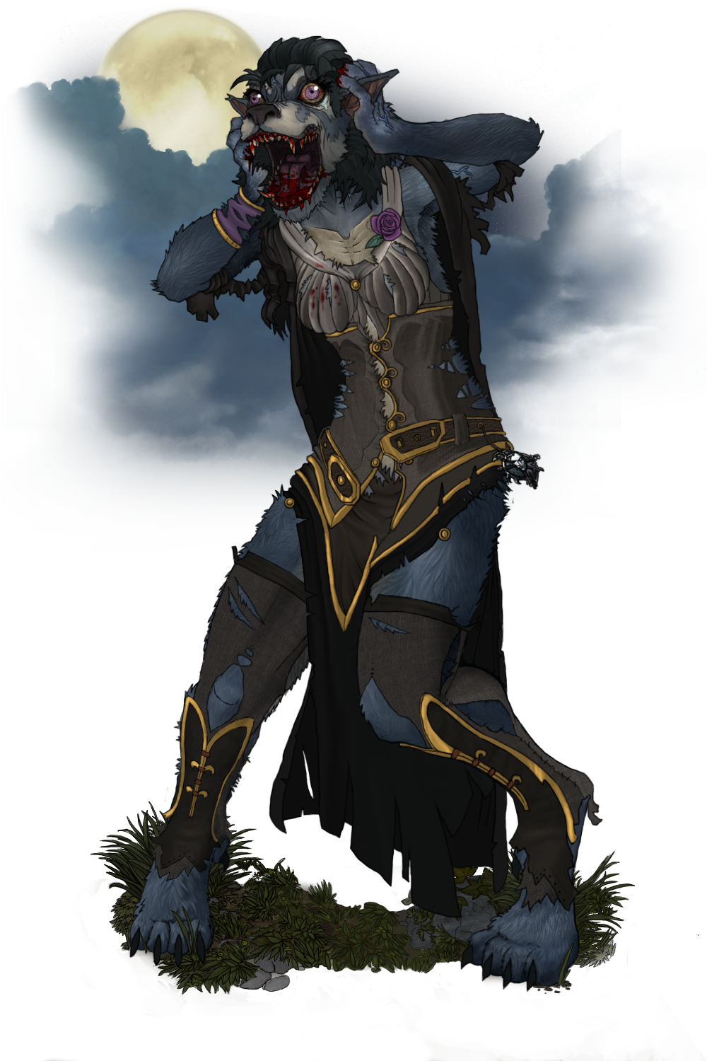 Gueulelune 1 REDUX (alternate render with boots) by Goblinounours