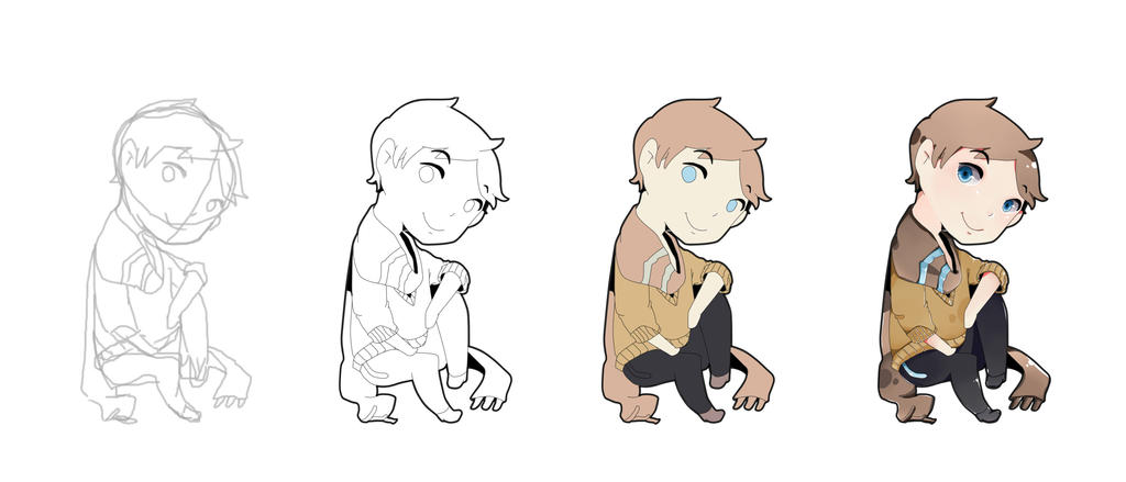 Chibi Mouse Simple Step by Step: Drawing Chibi with Mouse by kuryuu-shii on DeviantArt