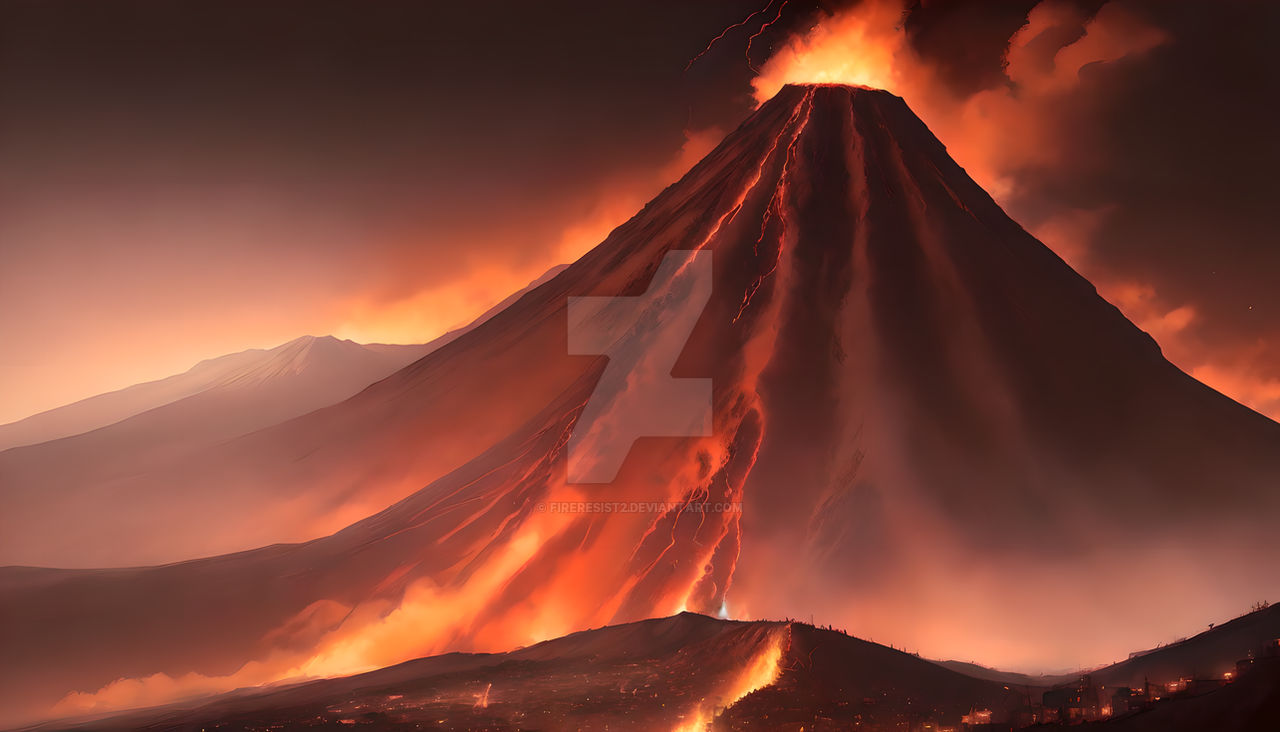 Volcano Deviantart Volcano by FireResist2 on DeviantArt
