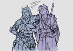 Auron and Draal Sketch