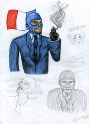 Gentlemen - Spy doodles