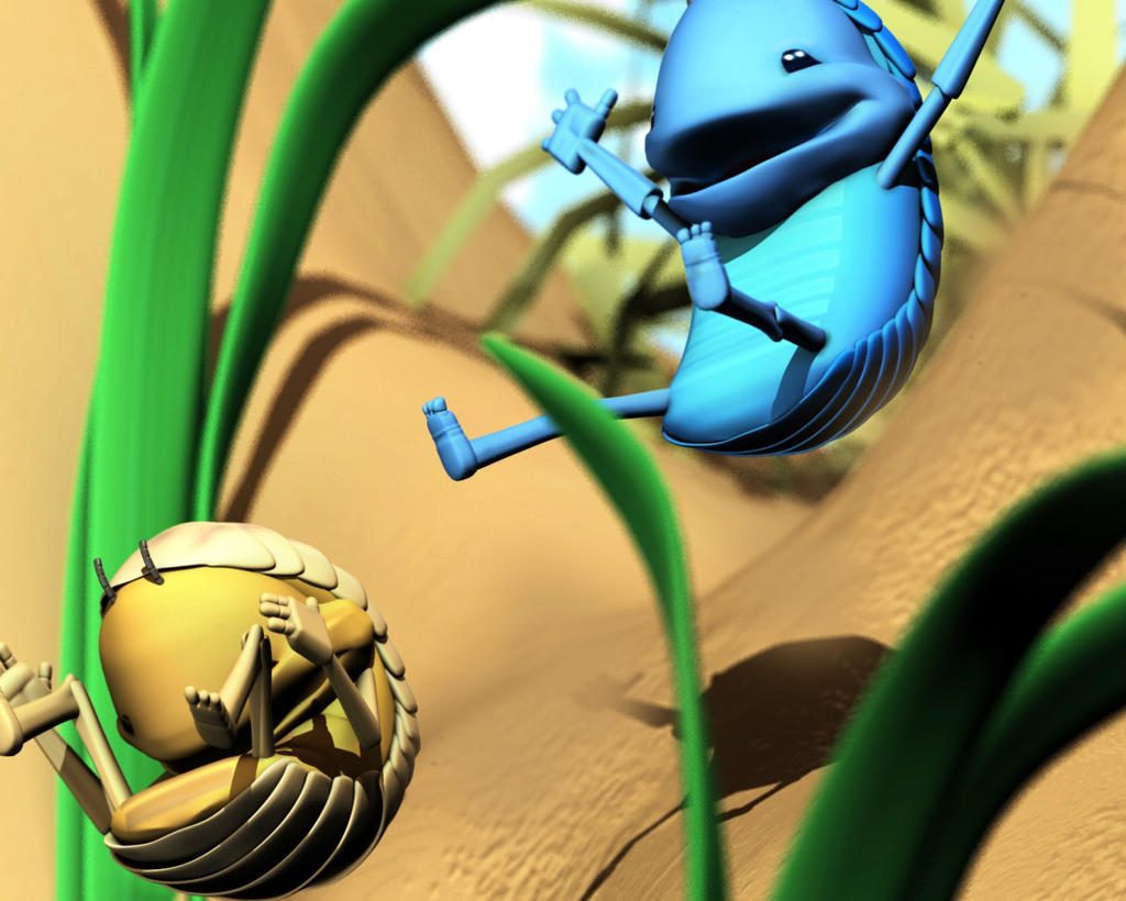 Rolly Pollies by taysoren on DeviantArt