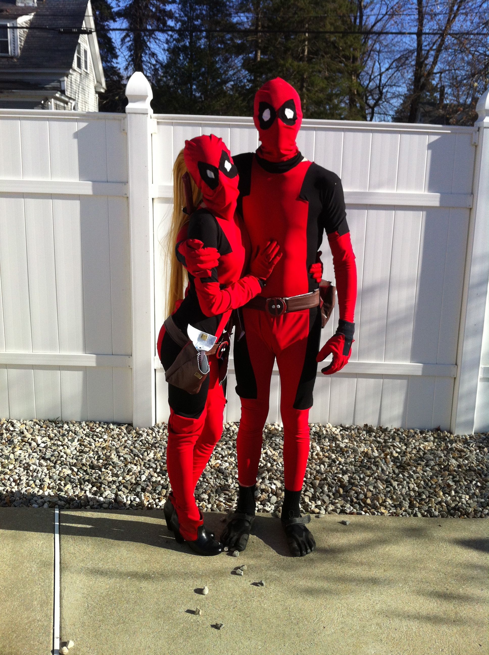 Costumes en couple Deadpool pour adulte
