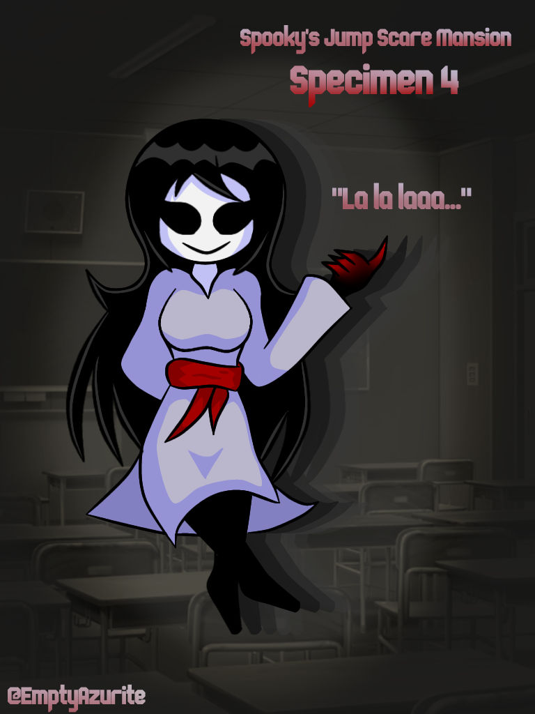 Specimen 4 - Spooky's Jump Scare Mansion by EmptyAzurite on DeviantArt