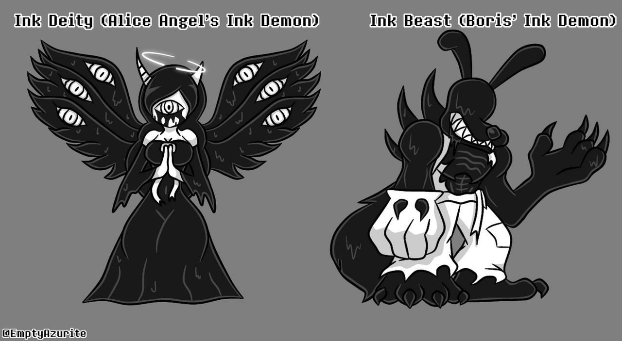 Woman Ink Demon Ink Demon Alternate Universes Characters by EmptyAzurite on DeviantArt