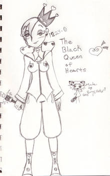 The queen of black hearts