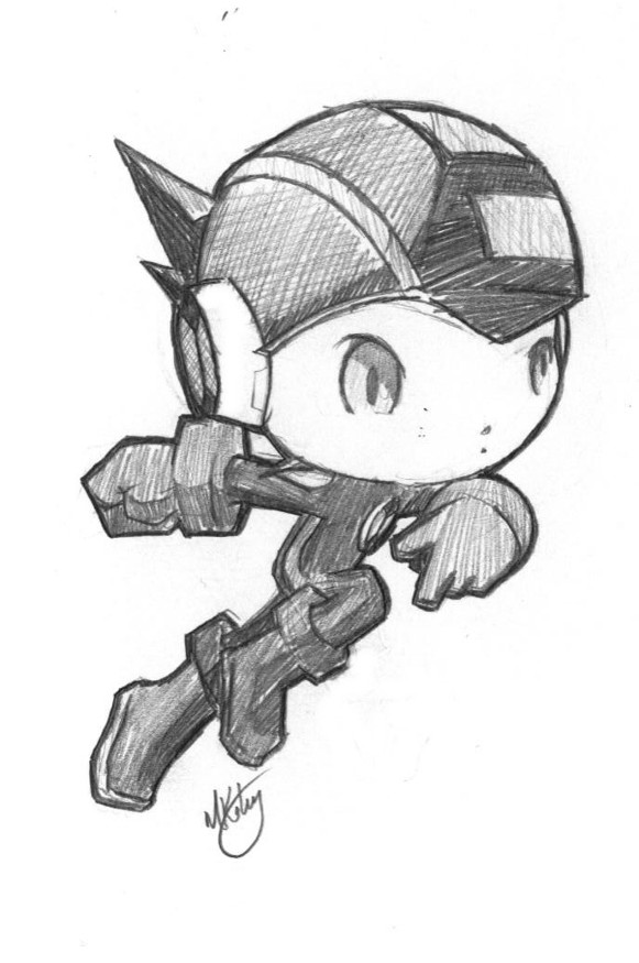 Megaman EXE Chibi Style