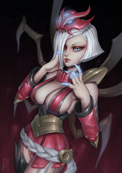 Blood Moon Elise (Lol fanart)