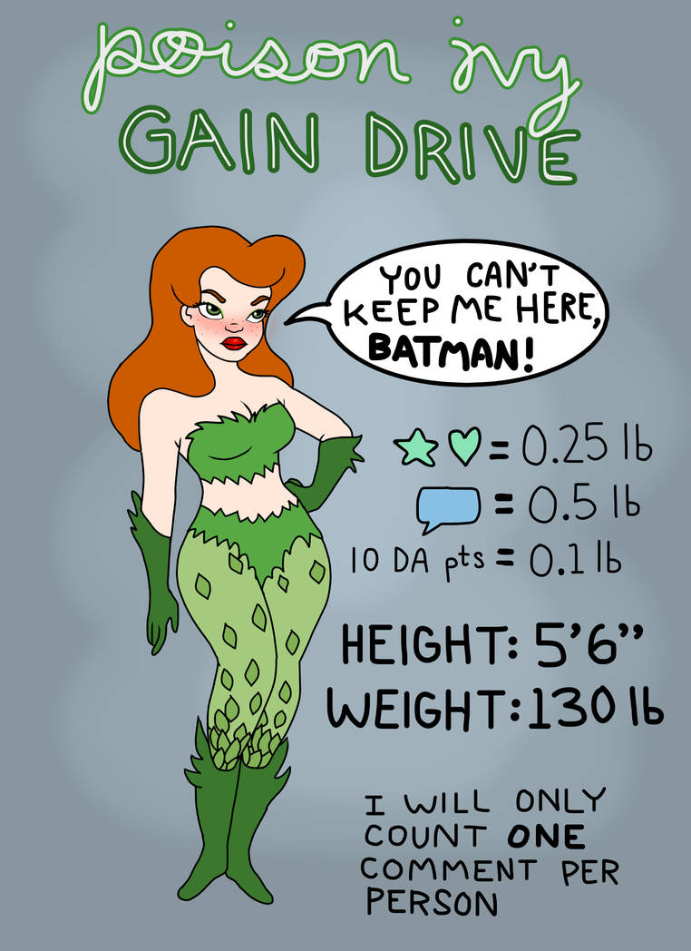 Poison Ivy Gain Drive Week One By Nathanbb123 On DeviantArt poison-ivy-gain-drive-week-one-by-nathanbb123-on-deviantart