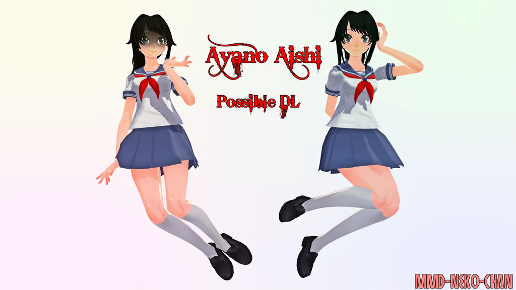 Mmd Ayano Aishi Possible Dl By Mmd Neko Chan On Deviantart