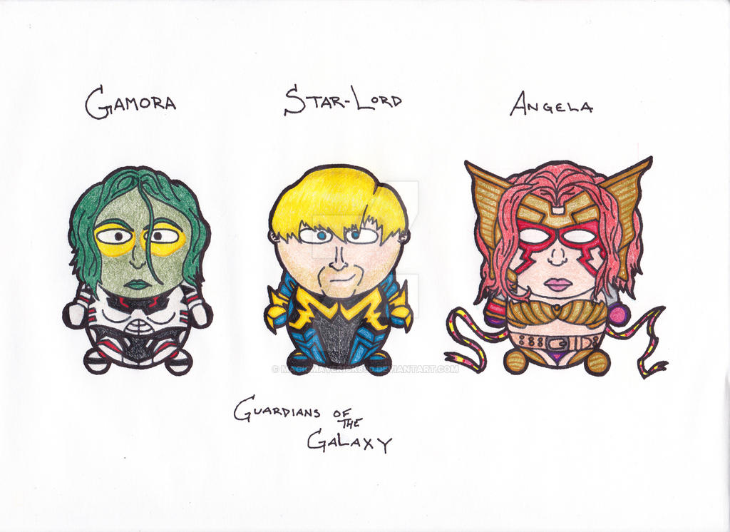 Gotg Drawing GotG 1 by MagicMaverick890 on DeviantArt