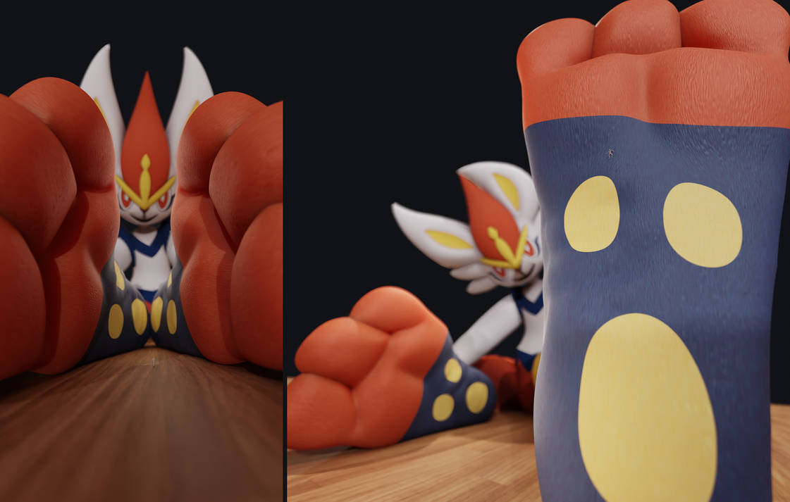 Cinderace by Rellth on DeviantArt