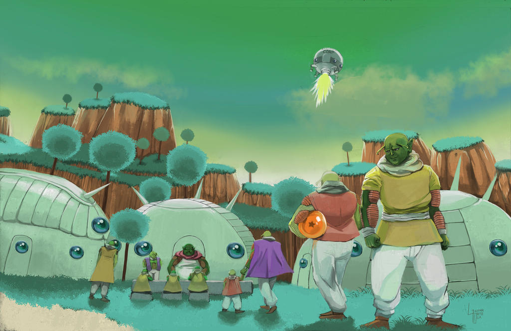 Namekians in Namek by gaspineitor on DeviantArt