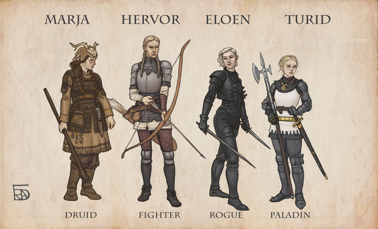 DnD character project 4 by Bergholtz on DeviantArt