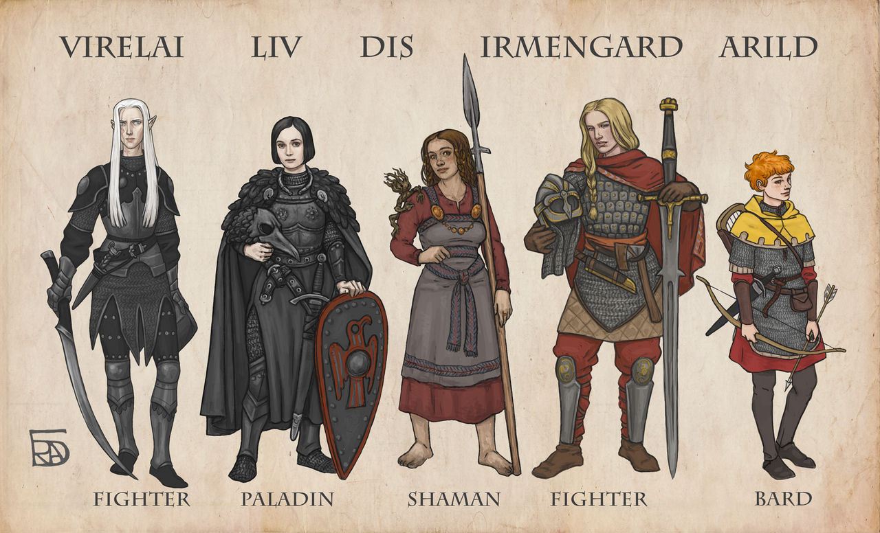 DnD character project 1 by Bergholtz on DeviantArt