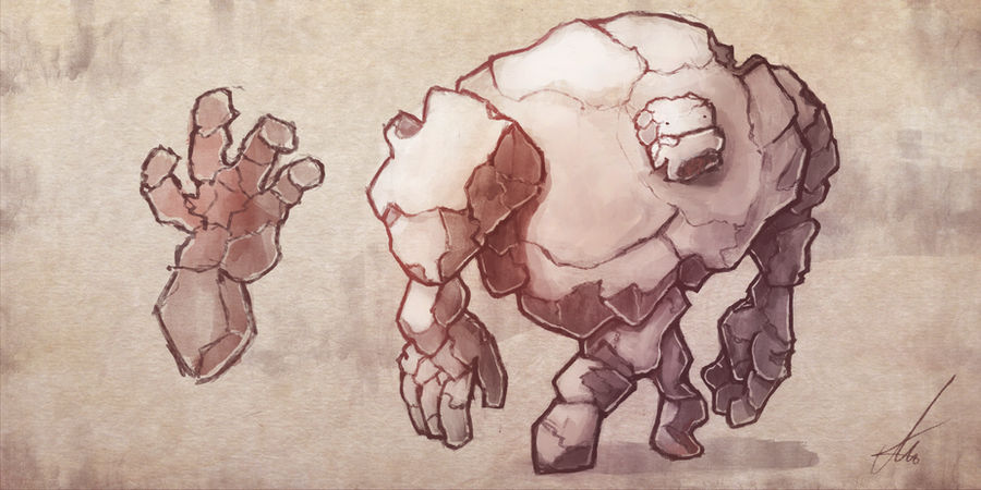 Deviantart Giants Rocks giant stone concept 2 by LexisArt on DeviantArt