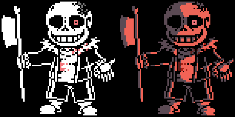 Bloody Sans and Papyrus (swaphorror canon) by Giovanish on DeviantArt