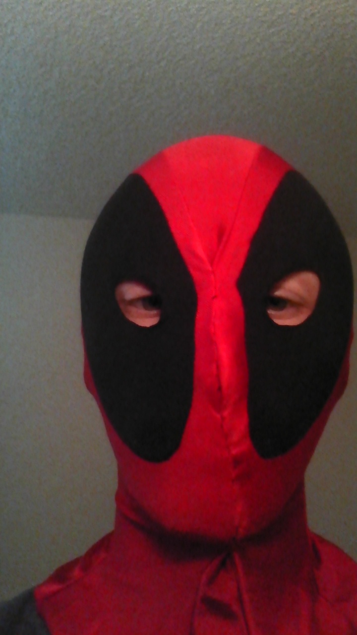 Disguise Deadpool mask modifications so far 1
