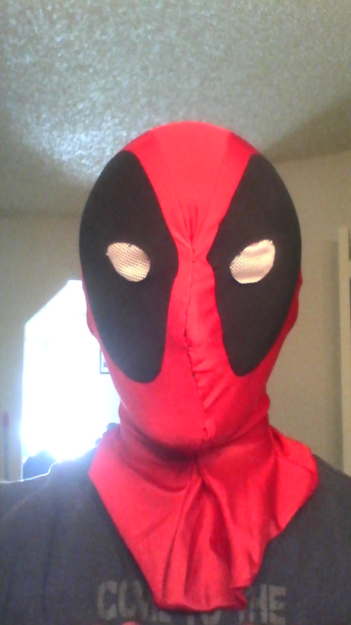 Disguise Deadpool mask modifications so far 2