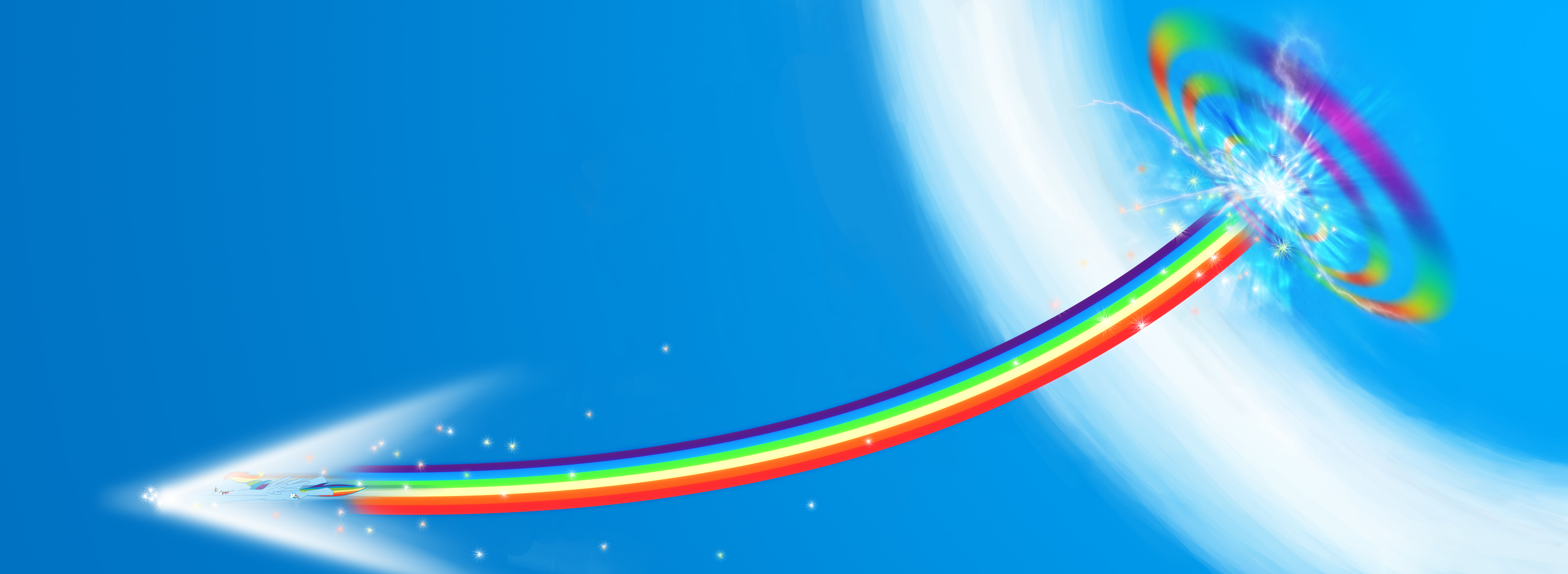 Sonic Rainboom Wallpaper