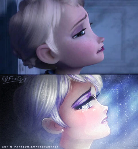 Redraw: Do you want to build a snowman - Elsa