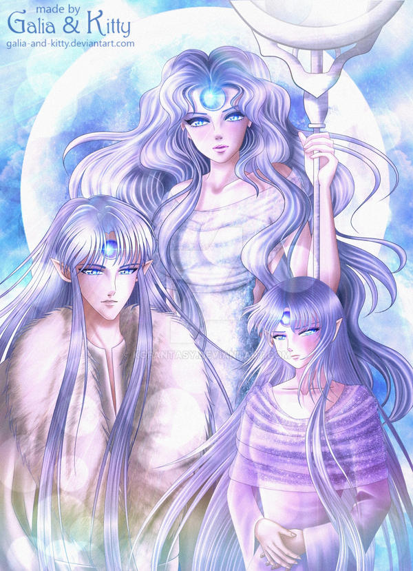 Commission: Moon Family