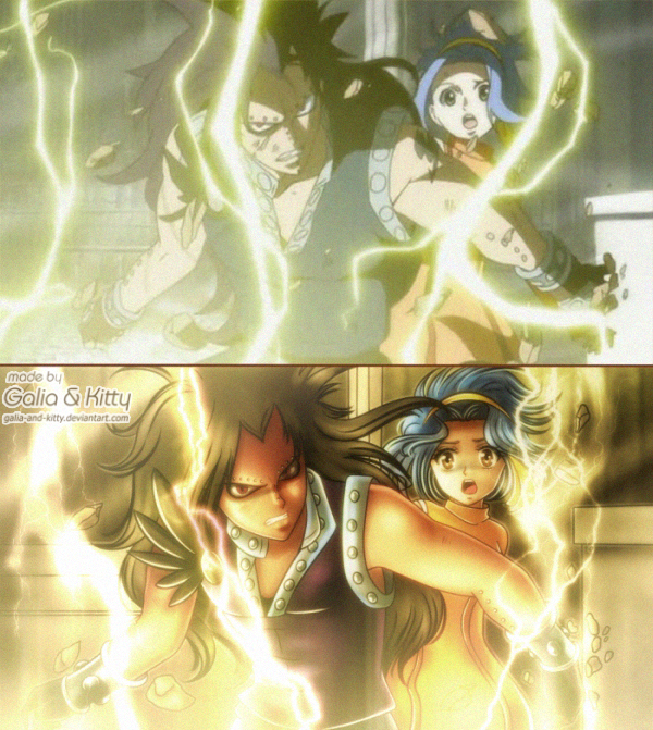 Patreon Screenshot Redraw: Gajeel and Levy