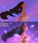 Redraw: Colors of the Wind (Pocahontas) by kgfantasy