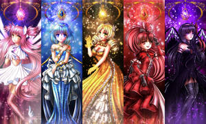 Puella Magi Bookmarks